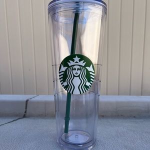 Starbucks 24oz Clear Double Wall